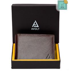AVOLT Men Brown Leather Two Fold Wallet-image-128