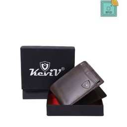 Keviv Men Brown Leather Two Fold Wallet-image-60