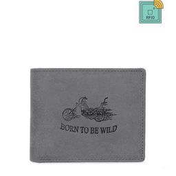 WildHorn Men Grey Solid Two Fold Wallet-34