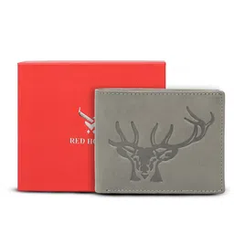 REDHORNS Men Animal Printed Leather Two Fold Wallet-36