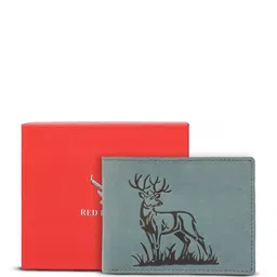 REDHORNS Men Graphic Embossed Leather Two Fold Wallet-16