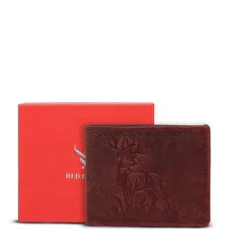 REDHORNS Men Graphic Printed Leather Two Fold Wallet-54
