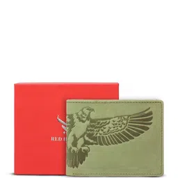REDHORNS Men Graphic Printed Leather Two Fold Wallet-4