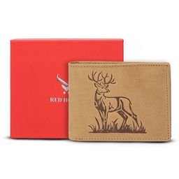 REDHORNS Men Animal Printed Leather Two Fold Wallet-24