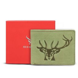 REDHORNS Men Animal Printed Leather Two Fold Wallet-43