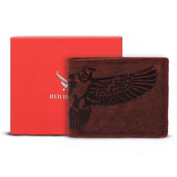 REDHORNS Men Animal Printed Leather Two Fold Wallet-52