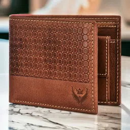 LORENZ Men Textured Leather RFID Two Fold Wallet-picture-5