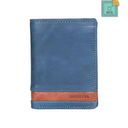 Sassora Unisex Leather Two Fold Wallet-11