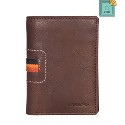 Sassora Unisex Leather Two Fold Wallet-14