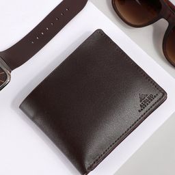 Alvaro Castagnino Men Brown Leather Two Fold Wallet-33