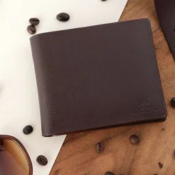 Alvaro Castagnino Men Brown Leather Two Fold Wallet-image-33