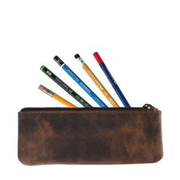 CONTACTS Unisex Brown Printed Leather Zip Around Wallet-3