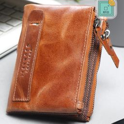 Teakwood Leathers Men Leather Zip Around Wallet-20