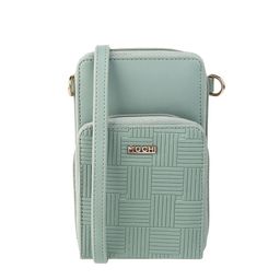 Mochi Women Green & Gold-Toned Geometric Zip Around Wallet-25