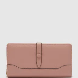 Globus Women Nude Textured Zip Around Wallet-image-55