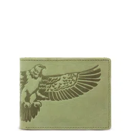 REDHORNS Men Graphic Printed Leather Two Fold Wallet image 5