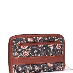 ZOUK Women Floral Printed Zip Around Wallet image 3
