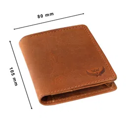 LORENZ Men Leather Two Fold Wallet image 4
