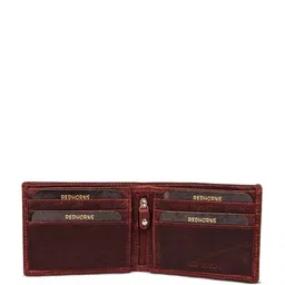 REDHORNS Men Graphic Printed Leather Two Fold Wallet image 5