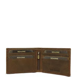 REDHORNS Men Animal Printed Leather Two Fold Wallet image 5