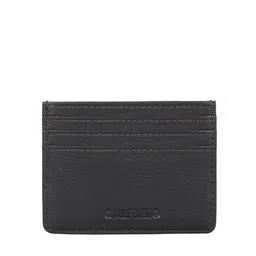 CALFNERO Unisex Brown Leather Card Holder-33