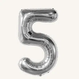Special You Grey Five Number Foil Balloon Festive Decor-image-88