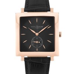 SAINT HONORE PARIS Men Carree Stainless Steel Analogue Watch H-SH-CR823002-1DR-26
