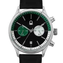 United Colors of Benetton Men Patterned Dial & Leather Straps Analogue Watch UWUCG2401-picture-16