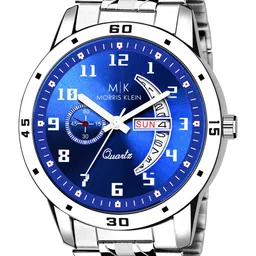 MORRIS KLEIN Men Textured Dial & Stainless Steel Straps Analogue Watch MK-2016-picture-43