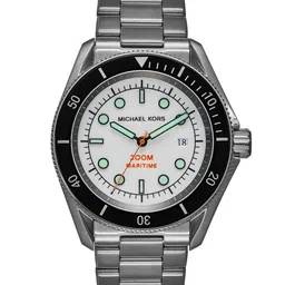Michael Kors Men Stainless Steel Bracelet Style Straps Analogue Calendar Watch MK9163-image-17