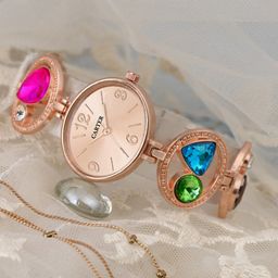 Sandy D Carter Women Bracelet Style Straps Analogue Watch Sandy D Carter-129-RG-image-22