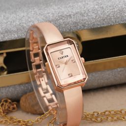 Sandy D Carter Women Bracelet Style Straps Analogue Watch Sandy D Carter-132-RG-image-64