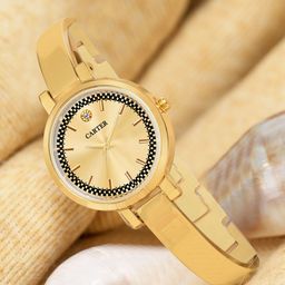 Sandy D Carter Women Embellished Dial & Bracelet Style Straps Analogue Watch SDC24-22-GD-image-49