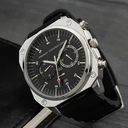 French Connection Men Patterned Dial & Bracelet Style Straps Analogue Watch FCB3B-S-image-7