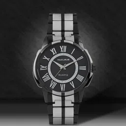 Nucleus Men Black Dial & Multicoloured Bracelet Style Straps Analogue Watch NLG2BB-Black-image-57