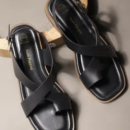 Hush Puppies Leather One Toe Flats-picture-30