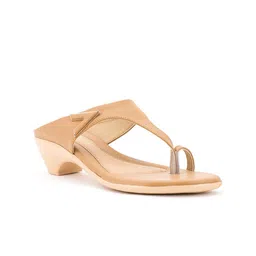 Khadims Open Toe Platform Heels-21