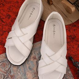 Mast & Harbour Men White Textured Comfort Sandals-image-32
