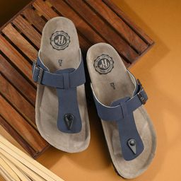 The Roadster Lifestyle Co. Men Blue Slip-On Comfort Sandals-image-49