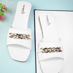 Longwalk Textured Croslite Open Toe Flats-20