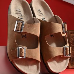 AfroJack Men Leather Comfort Sandals-image-25