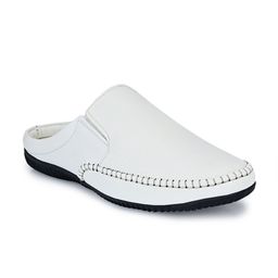 Eego Italy Men White Ethnic Shoe-Style Sandals-image-117