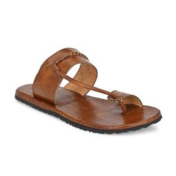 Eego Italy Men Tan Ethnic Comfort Sandals-image-15