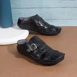 Metro Men Leather Shoe-Style Sandals-picture-19