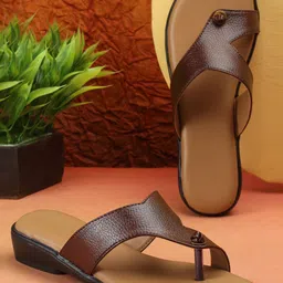 sneakers villa Textured One Toe Flats-picture-51