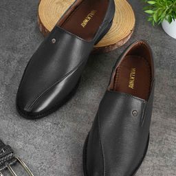 WALKWAY by Metro Men Textured Round Toe Loafers-image-36