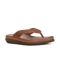 Scholl Embellished Leather Open Toe Flats-21