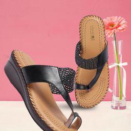 VENDOZ Orthopedic Open Toe Flats-10