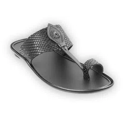 Mochi Men Textured Leather Comfort Sandals-image-18