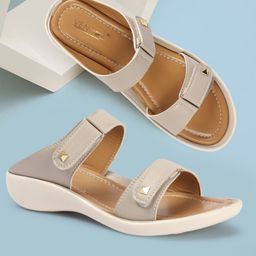 VENDOZ Open Toe Flats-image-32